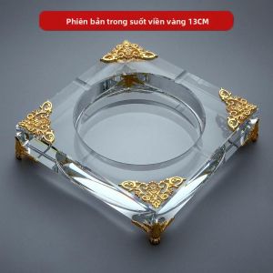 KUMAILANG | Đĩa Lọc Thuốc Lá Pha Lê Sáng Tạo Cao Cấp Chống Bụi