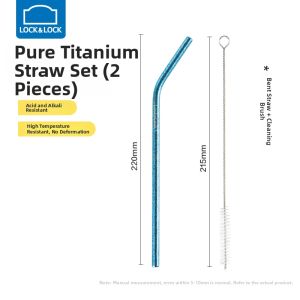 LocknLock | Non-Disposable Healthy Titanium Straw