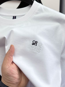 High-End Simple Pure Cotton round Neck Short Sleeve T-Shirt Men Summer Sweat Absorbent Breathable Half Sleeve T-Shirt Fashionable Base Shirt