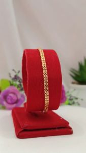 Nice Jewelry Gelang dewasa rantai bola kombi perhiasan lapis emas gold GL 097