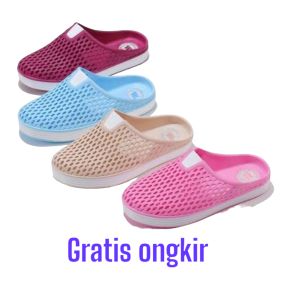 sandal wanita slop sandal fashion modern