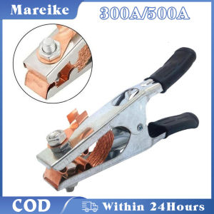 500A 300A Welding Ground Clamp Electroplated Welding Earth Clip For Manual Welder Copper