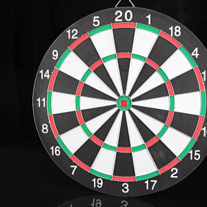 Professional Double-sided 12/15/17 inches Dart Board set Sport Game with 4/6pcs Brass Darts