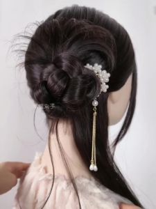 Mới Phong Cách Trung Hoa Ngà Trang Trí Tóc Nữ 2025 Phong Cách Mới Tóc Cài U Trang Trí Đầu Hanfu Phụ Kiện Tóc Phụ Kiện Tóc