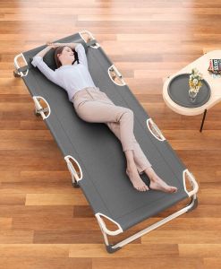 Ditto Folding Bed With Foam Portable bed Reclining Foldable Heavy Duty adjustable foldable bed Office