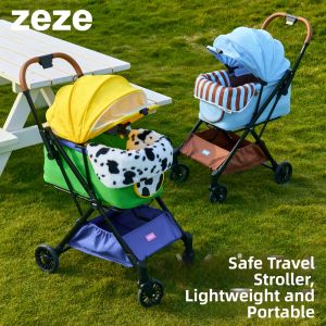 zeze | Lightweight Foldable Travel Pet Stroller
