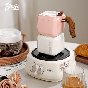 Bincoo Moka Coffee Pot Double Valve Mocha Pot Set Home Cooking Coffee Pot Italian -style Small Hand Grinding Coffee Machine
