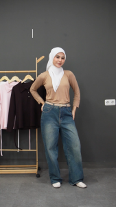 Mybamus X Syarifahkhairatunnisa - Rara Knit Top Slimfit