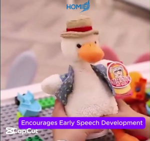 HOMIE Talking Duck with Hat – Singing Walking & Repeating Duck/Interactive Move Walk Learn to Talk
