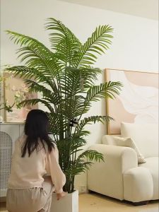 【6S+ simulation no need to take care of it】 Artificial Plants big size 120/150/180cm artificial plants home display decor plants Artificial bamboo tree plant Fake ficus lyrata Plant For Indoor House Home Wedding Office Decoration