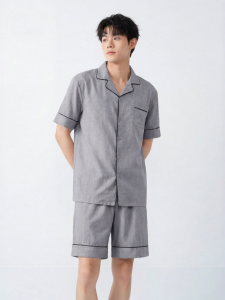 Semir | Antibacterial Comfortable Mens Sleepwear Set Shorts and Shirt