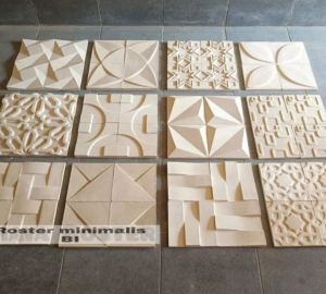 roster beton tempel hiasan dinding modern varian motif dan warna anti tampias loster kekinian