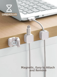 LANJIAOLUO | Desktop Organizer Cable Management Device with Clamps