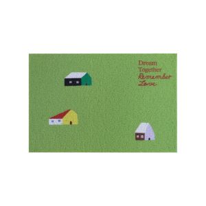 Carpet Original Small House Silk Circle Mat Entrance Door Mat Anti Slip Dirt Resistant Foot Pad PVC Material Digital Printing