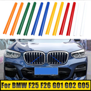 For BMW X3 G01 F25 X4 G02 F26 X5 G05 2011-2015 2016 2017 2018 2019 2020 2021 2022 2023 2024 Car Front Grille Trim Strips Cover