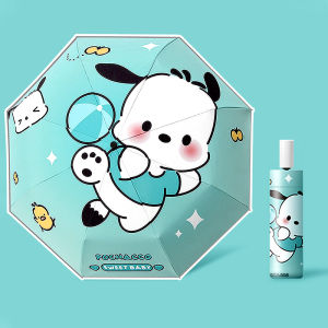 Portable Folding Umbrella Automatic One Touch Open Close for Elementary School Students Boys Girls Rain And Sun Protection