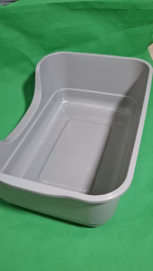 Tặng xẻng - Khay vệ sinh cho mèo có chiều sâu liên tục 43x32x17cm - 49x32x17cm - Nuôi Pet Shop