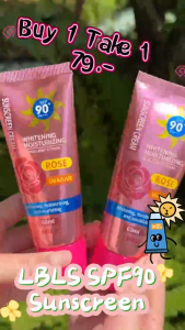 【Buy 1 Take 1】Magic Blusher+Rose Sunscreen Cream SPF90+ Anti-UV Waterproof At Sweat-Proof Sunscreen Refresh Long Lasting Moisturize Control Oil Refreshing Premium Brightening Sunscreen Whitening Cream 60g