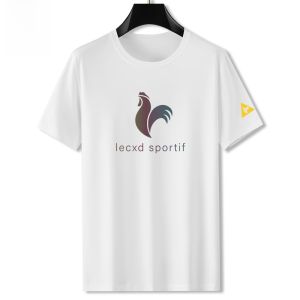 Alfamil Ice Silk Half Sleeve T-Shirt Men Summer Large Size Quick Dry Thin round Neck Short Sleeve Fashion Brand Youth Popular