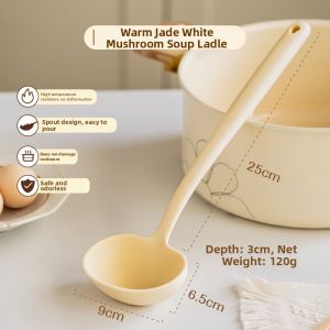 SHUEHO | Heat-resistant Food-grade Silicone Soup Spoon