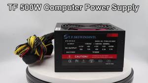 T.F.SKYWINDINTL(TFSKYWINDINTL) | Computer Power Supply 500/600/700/800W ATX 220V Input (Not 110V) Sleeve Bearing Cooling for Desktop Intel AMD PSU Power Source