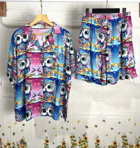 SETELAN VIRGI LD 140CM/SETELAN CELANA PENDEK JUMBO BAHAN RAYON