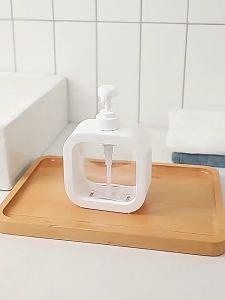 Botol Pump Sabun Cair Refil Kamar Mandi Dispenser Soap Wastafel Transparan Aesthetic