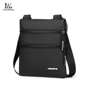 LouisWill Sling Bag for Men Waterproof Mini Shoulder Bag for Men Mens Crossbody Shoulder Bags Waterproof Film Bag Sports Bag Casual Bag Street Bag Phone Bag Messenger Bag Fashion Travel Bag Business Bag Body Bag for Men