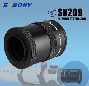 Svbony SV209 Field Flattener 1x Telescope Flattener M63x1 Connection for SV550 122F7/80F6 APO Refractor Telescope Deep Sky Photography