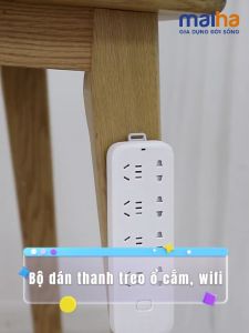 Miếng Dán Treo Ổ Điện Móc Treo Wifi Dán Tường Treo Đồ Đa Năng Tiện Sử Dụng Maiha