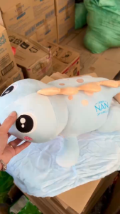 Bộ mền gối khùng long (nằm) - Quà tặng sữa Nan