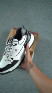 MONZA WHITE |ManNeedMe x NAZ| Sepatu Sneakers Pria Casual Sneaker Cowok