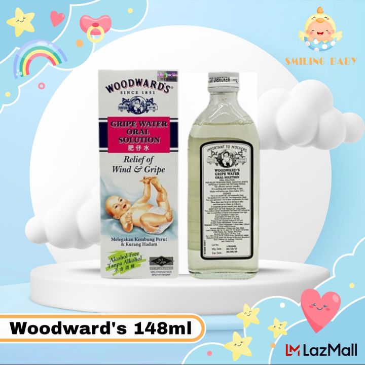 Dosage For Newborn Woodward's Gripe Water 3-Pack Alcohol/Sugar