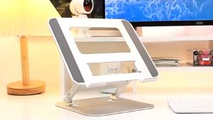 WL Laptop Stand For Notebook Holder 10-17" Foldable Portable Carbon steel adjustable 30cm height Portable Notebook Computer Stand Tablet Holder Ultrabook Stand