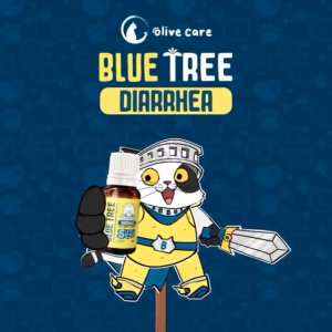Olive Care Vitamin Obat Diare Kucing BLUE TREE Diarrhea (Diare) dengan 5 Lapis Perlindungan Usus kandungan Probiotik Prebiotik Oralit & Menghentikan diare / Membasmi bakteri vrus dan parasit penyebab diare dengan antimikroba alami