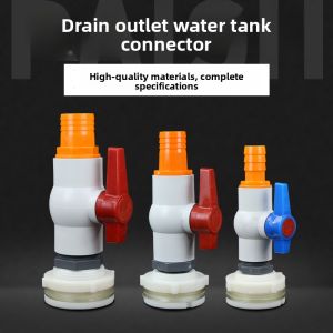 DESHAO | Drain Valve Water Outlet Fish Tank Switch Connector Accessories