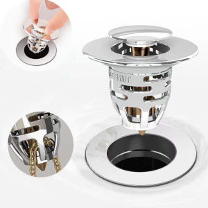 Nút Chặn Bồn Rửa Đa Năng Có Bộ Lọc Thoát Nước Chống Tắc Nghẽn Khử Mùi Cho Chậu Rửa Và Phụ Kiện Chậu Rửa