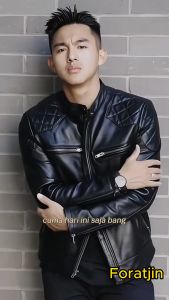 Foratjin - Jaket Kulit Garut Pria Beckham Touring Motor Material Vienna Super Kilap