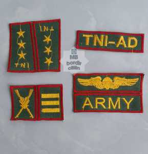 bet bordir TNI AD army anak