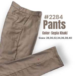 2284 | Sepia Khaki Pants Slacks for Senior Scout