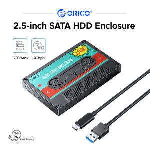 ORICO 2.5 HDD Enclosure SATA to USB3.0 External Hard Drive Case 5Gbps / 6Gbps Type-C HDD Case With DIY Sticker