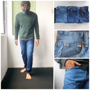 New Men Premium Dark Blue Slim Fit Denim Jeans Full Length Regular Waist Fast Delivery