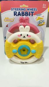 Mainan Anak 9019 STEERING WHEEL RABBIT Mainan Setiran Music Lampu Edukasi Anak