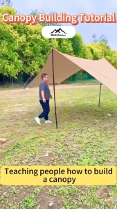 Canopy Tent Outdoor Awning Waterproof Tarp Shade Ultralight UV Protection Camping Tent