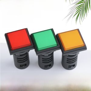 High Quality AD16-22F Led Square Signal Lamp Indicator Light 220V 12V 24V 380v 22mm