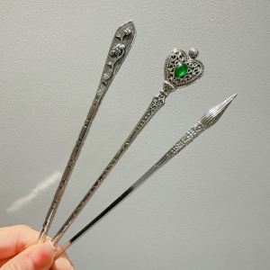 Elegant Modern Simple Floral Patterned Ancient Style Hairpin Womens Hair Accessory for Daily Hairdo And Styling