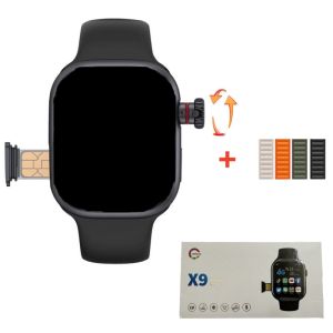 X9 Smart Watch AMOLED 4G ROM NFC Compass Bluetooth Call 49mm Smartwatch 2024 Men Women Waterproof Long Battery