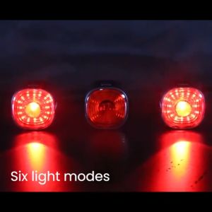 Giyo ไฟท้ายจักรยานอัจฉริยะเปิด/ปิดอัตโนมัติไฟเบรกจักรยานเสือหมอบไฟท้าย LED ชาร์จ USB MTB ไฟฉายความปลอดภัย