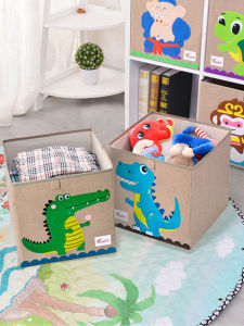 Youngshoots Scandinavian Style Storage Box for Oxford Spinning Fabric Thick Cotton Linen Childrens Drawer Style Organizer