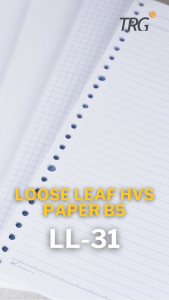 TRG Isi Loose Leaf HVS Paper 26 Holes LL-31 B5 80gsm - Refill Kertas Binder Motif Ruled Dotted Grid Plain 80 gsm 1 Pak Isi 50 Lembar TRG